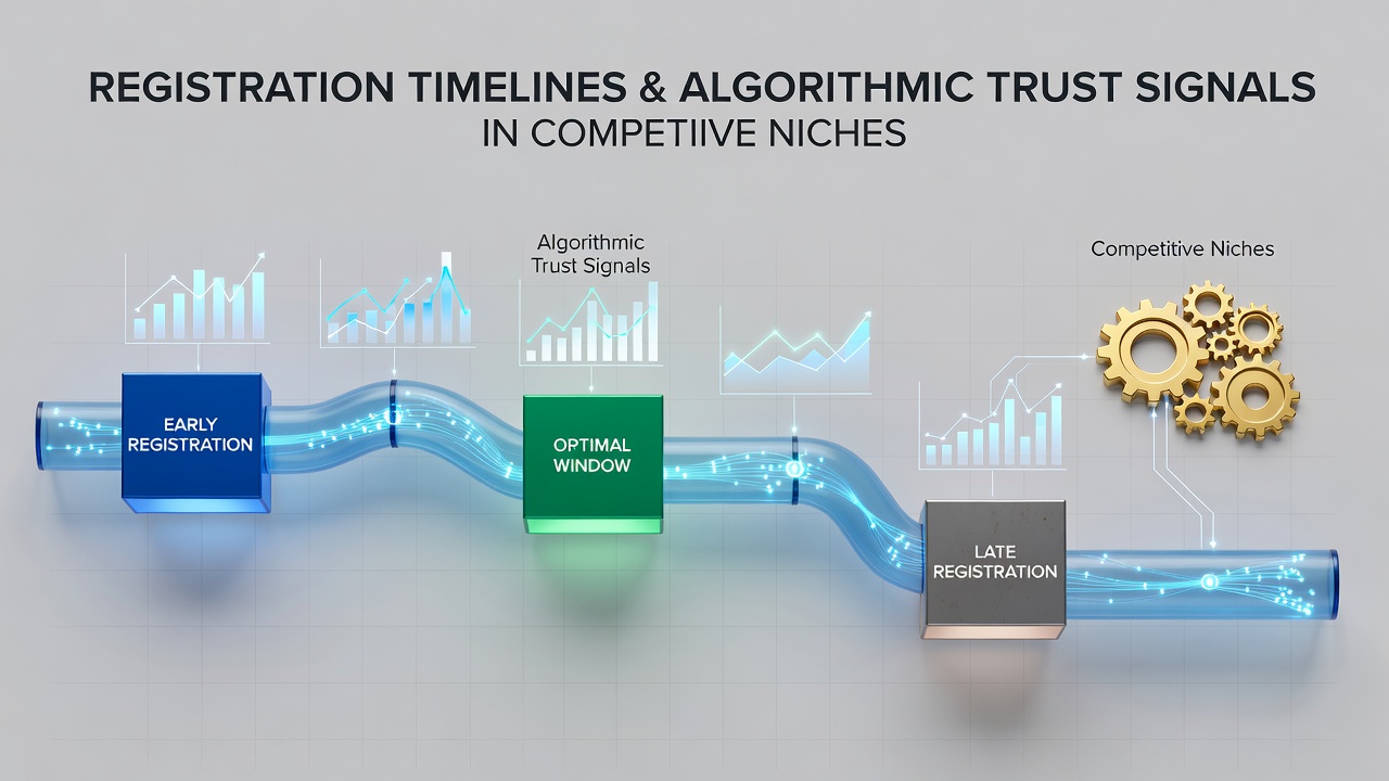 How Registration Timelines Shape Algorithmic Trust Signals in Competitive Niches