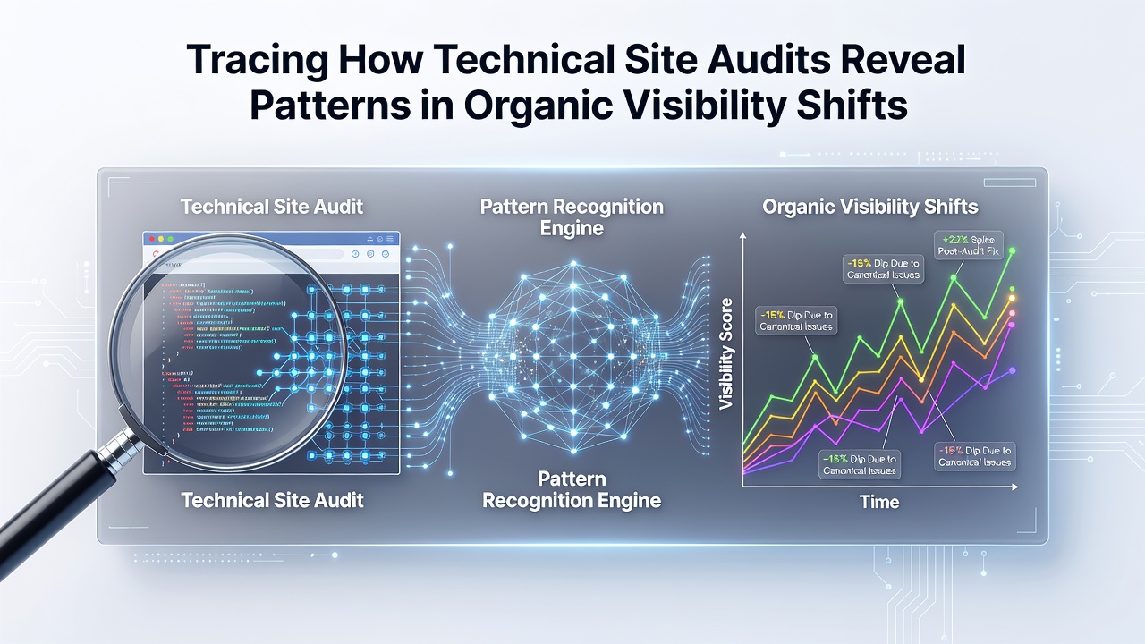 Tracing How Technical Site Audits Reveal Patterns in Organic Visibility Shifts